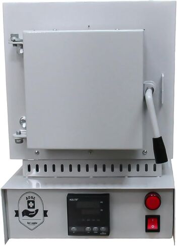 High-Temperature 1500W Mini Dental Lab Wax Burnout Furnace, 1000℃ Muffle Oven for Precision Wax Melting and Casting, Ideal for Dental Professionals and Laboratories in Kuwait