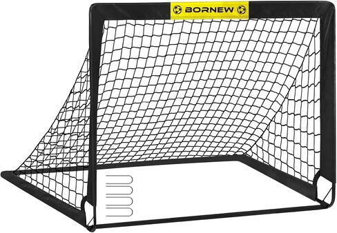 Soccer Goal - Backyard & Indoor Soccer Goals for Kids, 6X4 / 4X3 ft Portable Pop Up Soccer Nets for Youth & Adult, Outdoor Games, Soccer Training Equipment Ages 3-16 Year Gift in Kuwait