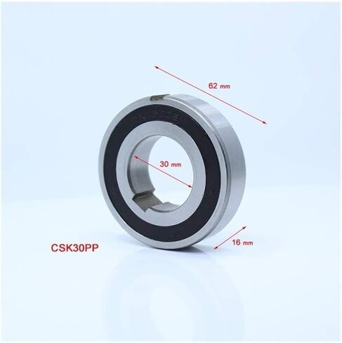 TMP1105 CSK30PP 1 قطعة براثن تحمل اتجاه واحد 30x62x16 مللي متر مع Keyway CSK6206PP محامل قابض العجلة الحرة CSK206PP in Kuwait