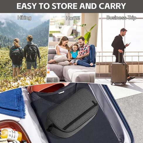 Ventilator Accessories Carrying Bag Case Featuring Main Storage Area and Extra Pocket for Respiratory Devices Convenience Ventilator Compartments Case in Kuwait