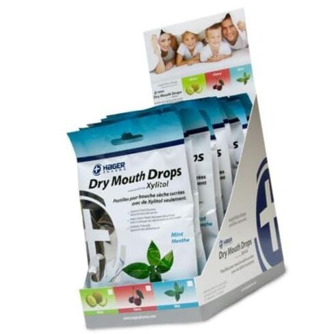 Hager 630187 Miradent Xylitol Dry Mouth Drops Packets Mint 12/Pk in Kuwait