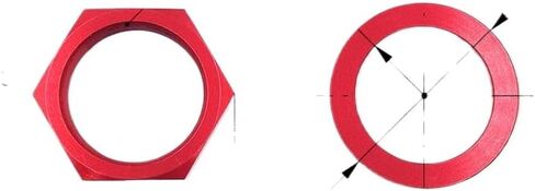 Steering Stem Nut M26 Aluminum Compatible With Honda CRF250R 04-23 CR125R CRF250RX CRF450R CRF450RX in Kuwait
