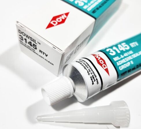 Dow Corning 3145 RTV 90ml 3oz مادة لاصقة شفافة مانعة للتسرب Mil-A-46146 لوحة البطارية الكهربائية مبيت مانع للرطوبة غير متدفق، التصاق عالي القوة المجموعة II/III (3145 شفاف 90 مل) in Kuwait