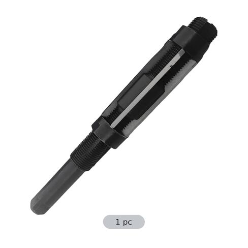 9SiCr Steel Adjustable Hand Reamer, 11.8 in / 30 cm Square End Blade, with Nut Adjustment for Precise Metal Hole Enlargement in Kuwait