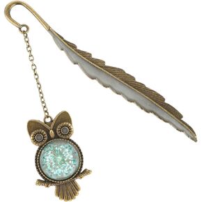 Moon and Stars Bookmark Luminous, Glow in The Dark Butterfly Bookmark, Fantasy Luminous Bookmark Gifts for Women Girls, Cool Bookmarks for Book Reading Lovers(Silver Stars)