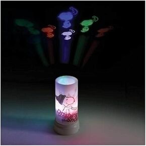 Roman LED Projector with Snoopy Icons 6.7 Inch Multicolor