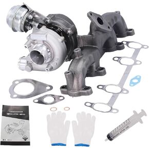 TOPAZ Turbo Turborcharger GT1749V Replacement for VW Beetle Golf Jetta 1.9L 1999-2003 038253019A