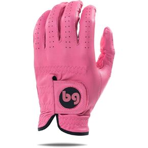 BG Bender Golf Glove | Wear On Left | (Pink, Mens Medium)