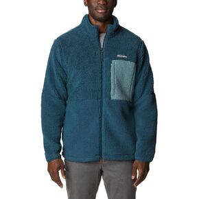 Columbia Men's Mountainside Heavyweight Fleece, Night Wave/Metal, 3X Big
