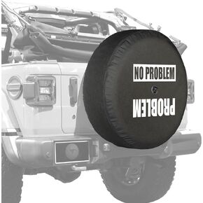 Boomerang - Problem No Problem - 32" Soft JL Tire Cover for Jeep Wrangler JL (with back-up camera) - Sport & Sahara (2018-2024)