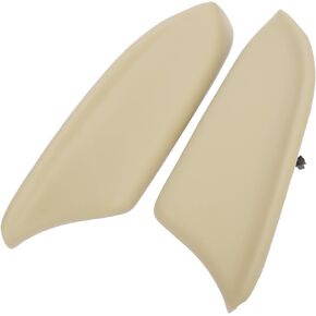 A ABSOPRO Car Front Door Panels Armrest Lid Pad Handle Cover 83553-TA0-A31ZC 83503-TA0-A31ZC for Honda Accord 2008-2012 Beige (Set of 2)