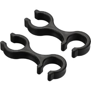 PATIKIL Trekking Pole Clips, 2Pcs Walking Stick Accessories Double Rod Buckle Connector for Outdoor Hiking Camping