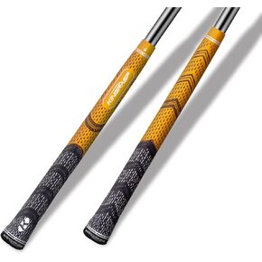 مجموعة مقابض الجولف JunshunGolf مكونة من قطعتين - مقابض مطاطية سلكية مناسبة لجميع الأحوال الجوية لنوادي الجولف، قياسية/متوسطة الحجم/كبيرة الحجم للأوتاد والسائقين والمكاوي والهجينة in Kuwait