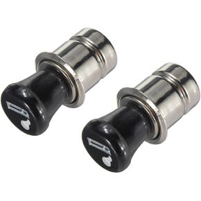 2pcs Universal Motorcycle Motorbike Pop-Out Cigarette Lighter for Auto Car DC 12V