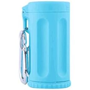 Plastic Ashtray Portable Ashtray with Keychain Outdoor Car Ashtray with Lid Desktop Mini Car Trash Can Ashtray with Lid, Car Ashtray for Outdoor Home Office Car Cup Holder Black