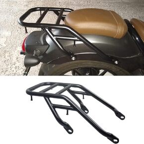Motorcycle Luggage Rack, Motorbike Rear Top Case Carrier Luggage Rack Holder Shelf Carrier Fit for Ho-nda CMX Rebel 300/500 Accessories 2017 2018 2019 2020 2021 2022 2023 2024