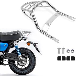 Motorcycle Luggage Rack Replacement for Honda Monkey 125 Z125 2018-2024 Rear Rack Tail Luggage Rack Cargo Carrier (Black)