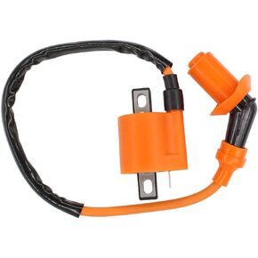 MOTOKU Ignition Coil for Yamaha Blaster 200 YFS200 1988-2006 C70 Passport C200 Touring 90 CA110 Sport 50 CB175 Super Sport CL100 Scrambler CS65 CT110 Trail CT70