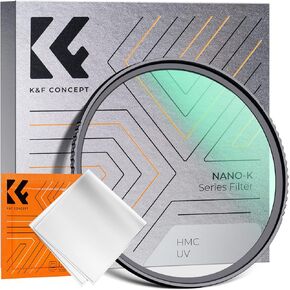 K&F Concept 95mm MCUV Filter with Cleaning Cloth for Camera Lens
