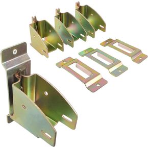 N-R E-Track Wood Beam Brackets Socket Fittings with E-Track Single Slot Tie-Down Anchor Strap,E Track Accessories Cargo Storage Lumber Bracket Truck ,Van, RV, Cargo Tie-Down Systems,ETrack Tiedowns