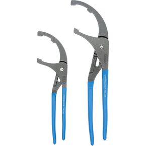 Channellock OF-1 2-Piece Oil Filer/PVC Plier Gift Set: 12-Inch and 15-Inch, Matte/Unpolished
