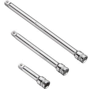 ARES 27076 – 9-Piece Multi-Drive Impact Socket Accessories Set - Premium Chrome Moly Steel Socket Adapters, and Wobble Extensions – Laser Engraved Size Markings