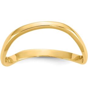 Jewels By Lux 14K Wave Fashion Thumb Ring