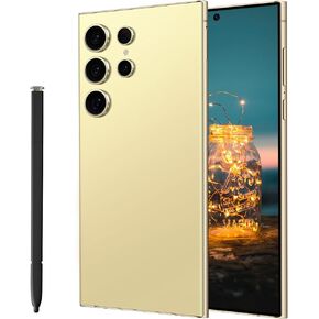 C24 Ultra 5G Smartphone,6+256GB Unlocked Phone, Android 13.0，48+108MP Zoom Camera,6.8" HD+ Display, Long Battery Life 6800mAh,Dual SIM 5G Cell Phone, Dual SIM,Build-in Pen Phone (Black)