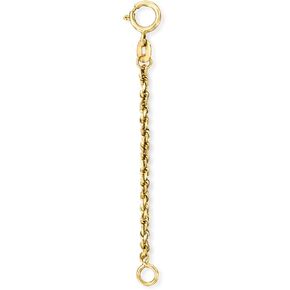RS Pure by Ross-Simons 1.8mm 14kt Yellow Gold Rope-Chain Necklace Extender. 2 inches