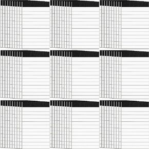 PerKoop 100 Pack Small Note Pads Refills 3 x 5 Inch Mini Notepad Memo Pads Small Lined Notepads with 30 Sheets in Each Notepad for Recording Planning Taking Notes