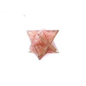 Jet Energized Handmade Rose Orgone Crystal Merkaba 4" Huge Large Crystal Gemstones Copper Metal Mix Mental Peace Crystal Therapy Booklet IMAGE IS JUST A REFERENCE