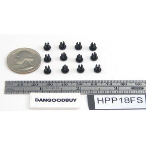 KapOD Grommets and Hole Plugs 100 Plastic Hole Plugs - to Fit 1/8" Opening - Black Nylon 1/8 Inch Other Fasteners and Hardware in Saudi Arabia