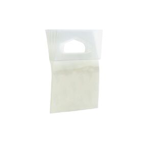 3M Hang Tab 1075، شفاف، 2 بوصة × 2 بوصة، 500 لكل علبة (10 علامات تبويب/وسادة 50 وسادة/عبوة)
