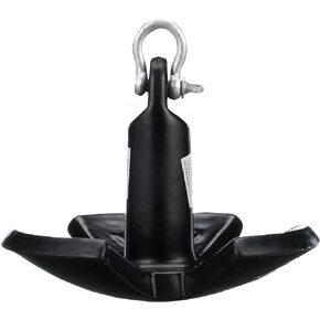 Seachoice River Anchor, Black Vinyl Coated Cast Iron, 20 Lbs.