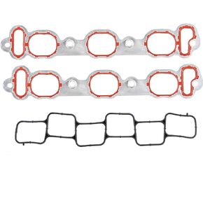 DNJ IG1150 Intake Gasket for 2004-2011 / Chrysler, Dodge, Volkswagen/Grand Caravan, Nitro, Pacifica, Routan, Town & Country / 3.5L, 4.0L / SOHC / V6 / 24V / 215cid, 241cid / CGVA/VIN 6, VIN X