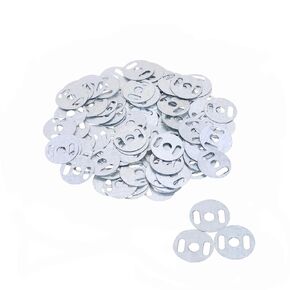 Mini Skater Metal Washers Bulk for Handbag Purse Bag Feet Craft Sewing Projects (100, 14MM)