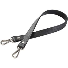 ESUPPORT Purse Straps Replacement Leather Handbags Shoulder Bag Wallet DIY 23.62 Inch Long Silver Metal Buckle