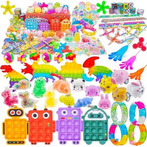115 PCS Party Favors Toy for Kids 3-4-8-12, Pinata Stuffers, Goody Bag Fillers, Treasure Box Toys, School Classroom Rewards, Treasure Chest Carnival Prizes Bulk Toys