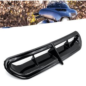 Motorcycle Front Fairing Vent Accent Cover For Harley Touring Electra Glide Limited Ultra Classic Street Glide 2014-2021 (Black)