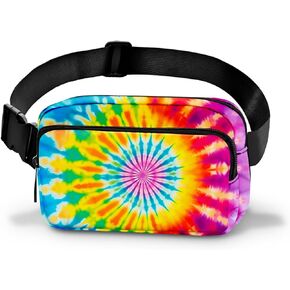حقيبة خصر عصرية للسيدات من Dog Fanny Pack سهلة التخزين مع حزام قابل للتعديل والسفر والمشي لمسافات طويلة والجري والمشي