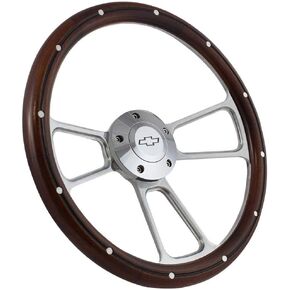 Wood Steering Wheel Kit for 1970-1973 Chevy C/K Series Pick-Up Truck