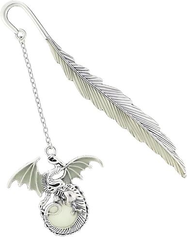 Moon and Stars Bookmark Luminous, Glow in The Dark Butterfly Bookmark, Fantasy Luminous Bookmark Gifts for Women Girls, Cool Bookmarks for Book Reading Lovers(Silver Stars) in Saudi Arabia