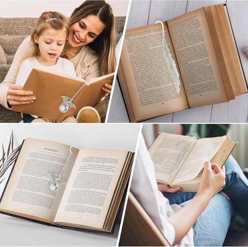 Moon and Stars Bookmark Luminous, Glow in The Dark Butterfly Bookmark, Fantasy Luminous Bookmark Gifts for Women Girls, Cool Bookmarks for Book Reading Lovers(Silver Stars) in Saudi Arabia