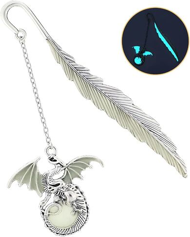 Moon and Stars Bookmark Luminous, Glow in The Dark Butterfly Bookmark, Fantasy Luminous Bookmark Gifts for Women Girls, Cool Bookmarks for Book Reading Lovers(Silver Stars) in Saudi Arabia