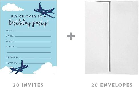 Andaz Press Blue Airplane and Clouds Birthday Party Collection, Round Circle Label Stickers, Thank You for Celebrating with US, 40-Pack, Plane Flying Theme Decor Decorations in Saudi Arabia