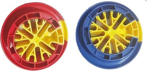Netyzon. Cable Dresser Organizer Tool, Wire Alignment for Cat6, Cat5e, Utp Cable Management, Diameter 4.3", Red -Yellow in Saudi Arabia
