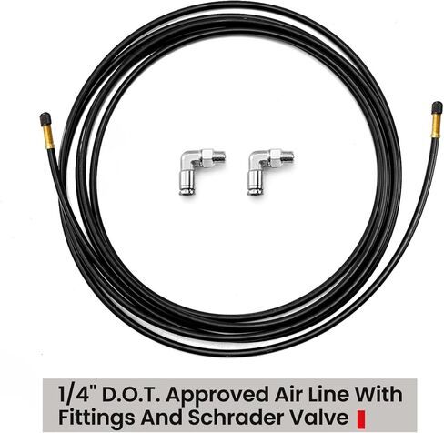 مجموعة تعليق أكياس الهواء الزنبركية VIGOR متوافقة مع 2011-2019 Chevy Silverado 2500HD/3500HD وGMC Sierra 2500HD/3500HD 4WD Pickup، ما يصل إلى 7500 رطل من سعة تسوية الحمل in Kuwait