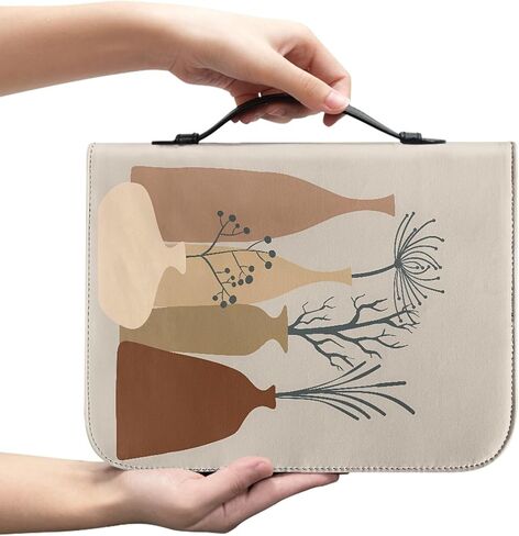 Boho Bible Covers for Women Girls Extra Large Bible Case for Men with Zippered Handle Carrying Bible Case Protects Your Prayer and Study Items in Saudi Arabia