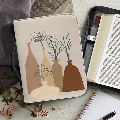 Boho Bible Covers for Women Girls Extra Large Bible Case for Men with Zippered Handle Carrying Bible Case Protects Your Prayer and Study Items in Saudi Arabia