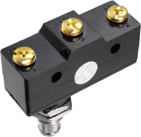 uxcell TM-1307 SPDT 1NO+1NC Panel Mount Snap Button Type Micro Limit Switch Screw Terminals in Saudi Arabia
